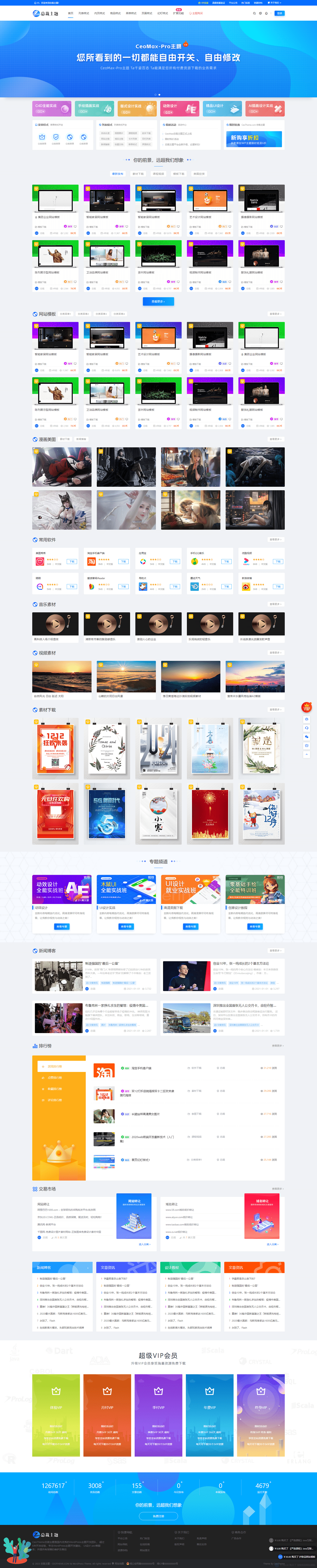 图片[1]-WordPress 资源展示型下载类主题 CeoMax-Pro_v7.6 开心版-广告人服务站-为广告人提供便捷服务
